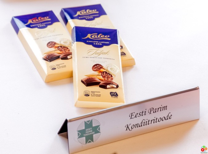 Лучшее кондитерское изделие Эстонии 2017 — темный шоколад Tuljak с начинкой, Kalev AS