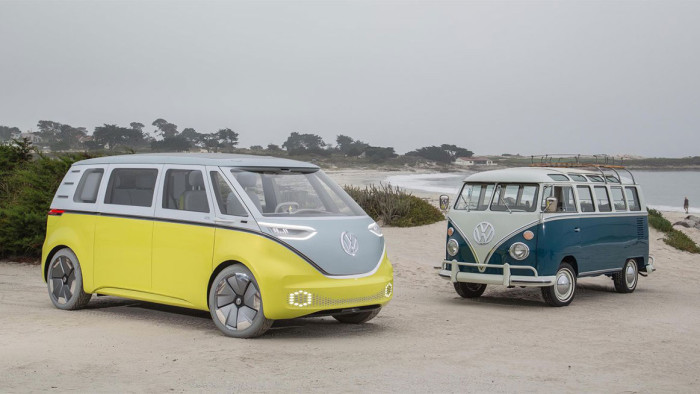Volkswagen I.D. Buzz и его легендарный предшественник