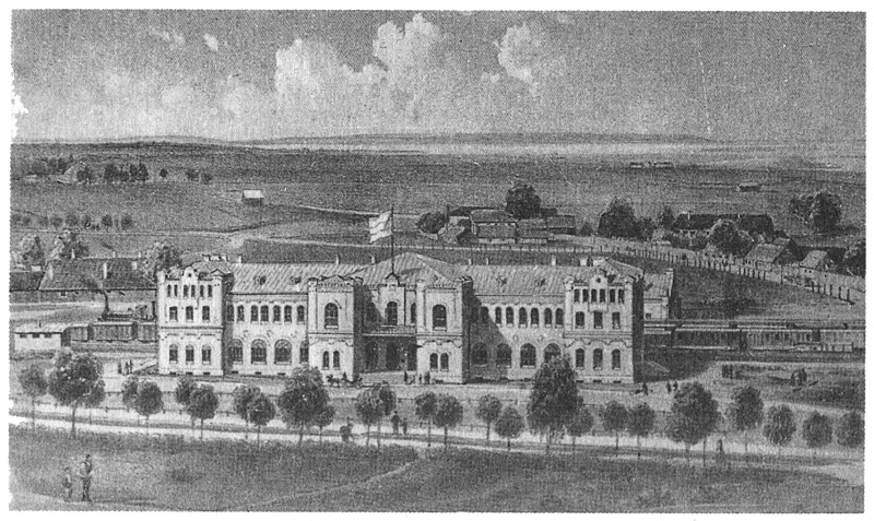 Балтийский вокзал. 1871 г.