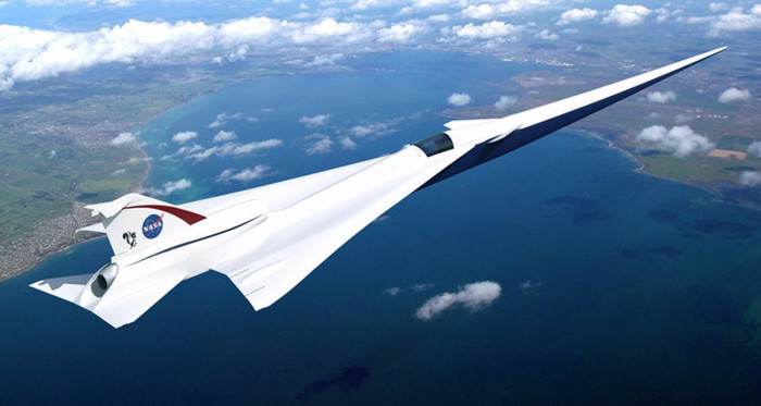 Прототип самолета X-59 Quiet Supersonic Technology