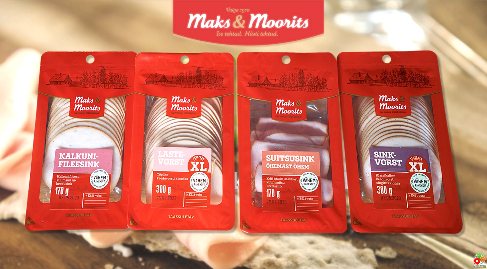 Maks & Moorits: Продукта больше — упаковки меньше