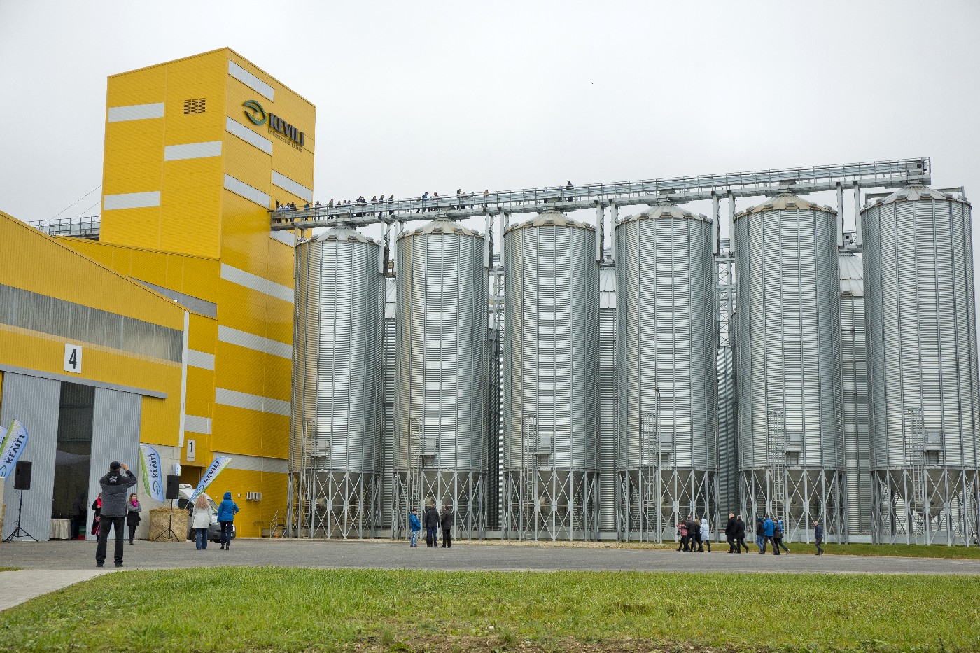В Рынгу открыт крупнейший зерновой терминал