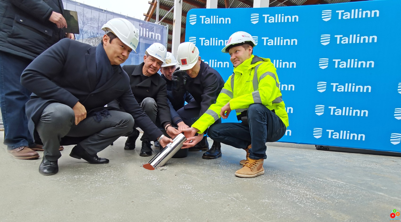 Таллинн: Заложен краеугольный камень спортхолла