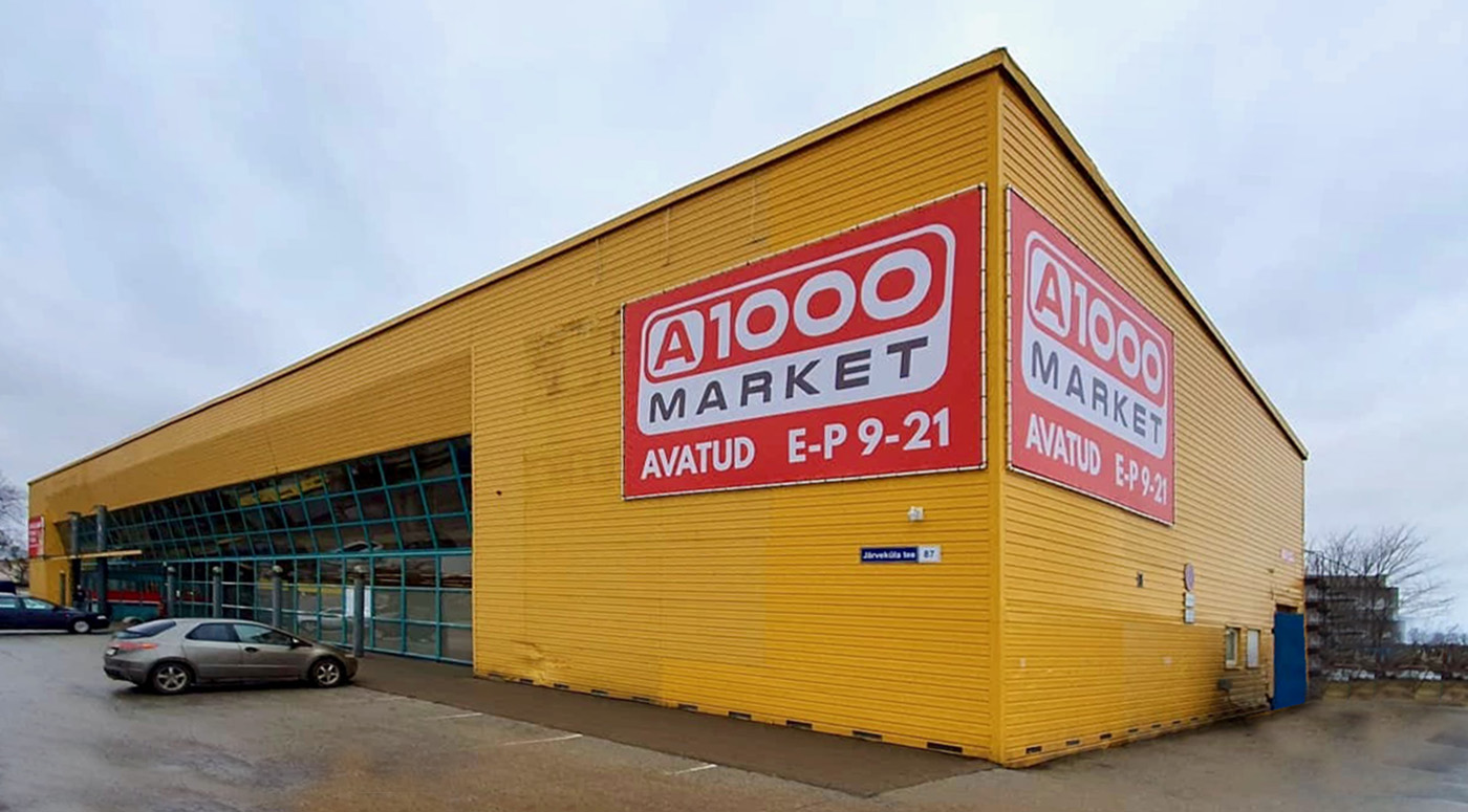 A1000 Market — новый магазин сети открылся в Кохтла-Ярве 