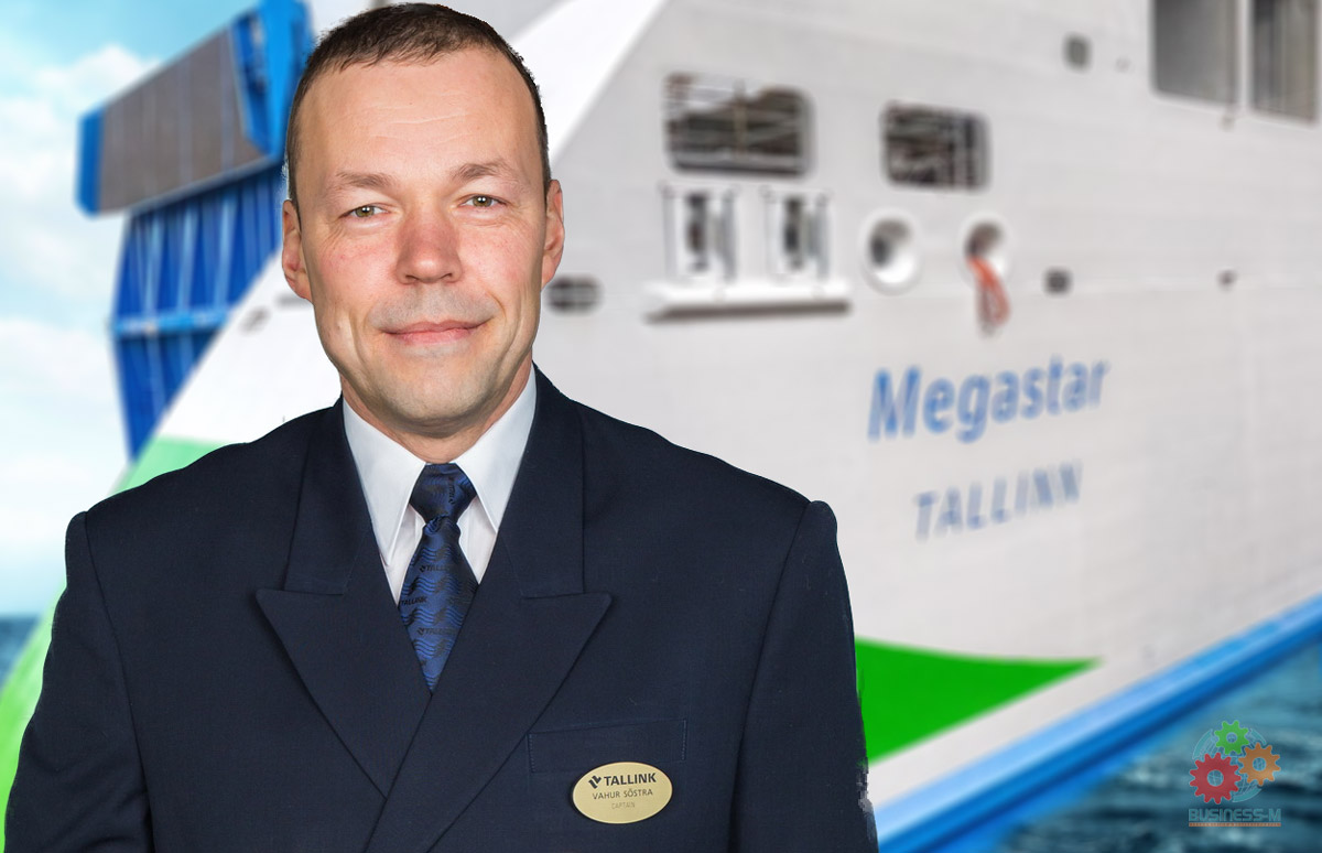 Вахур Сыстра — капитан судна Tallink Megstar