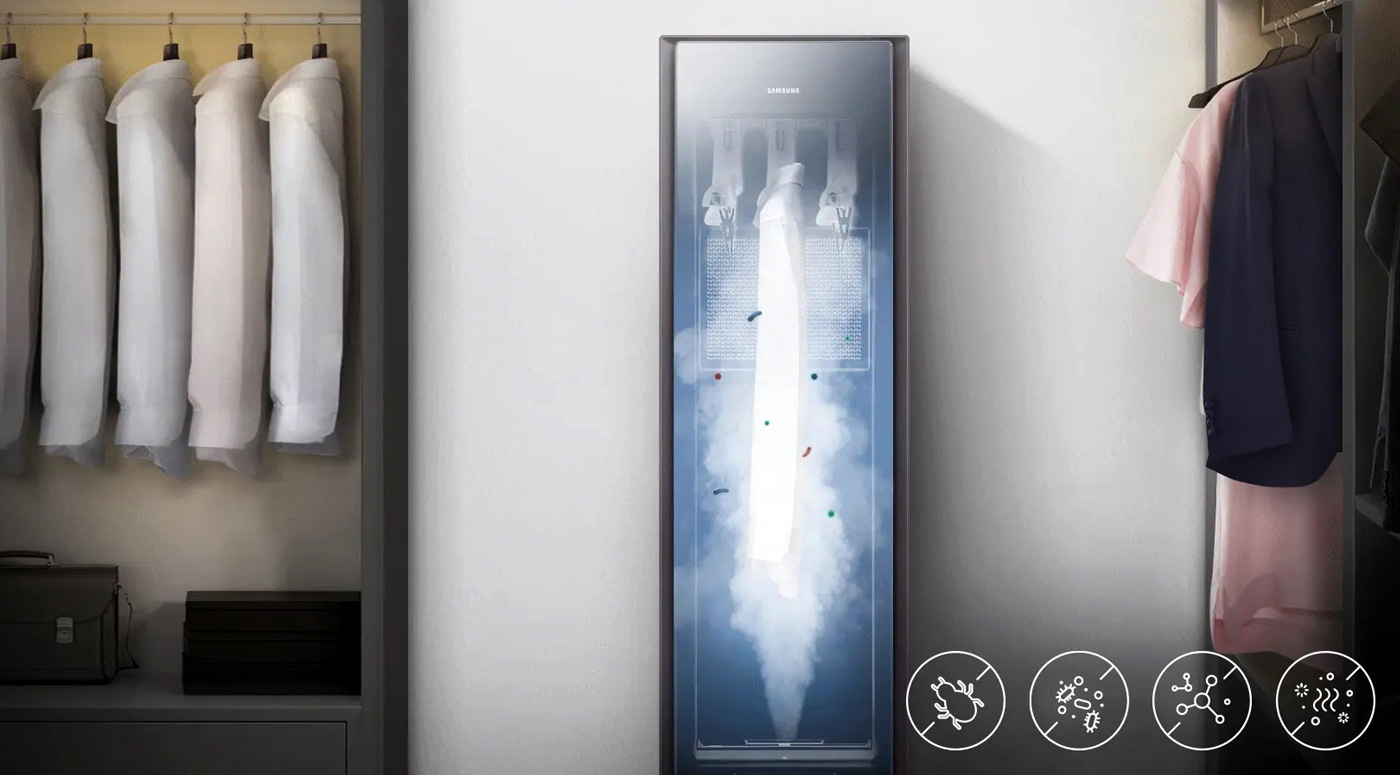 Samsung AirDresser — умный шкаф, освежающий одежду