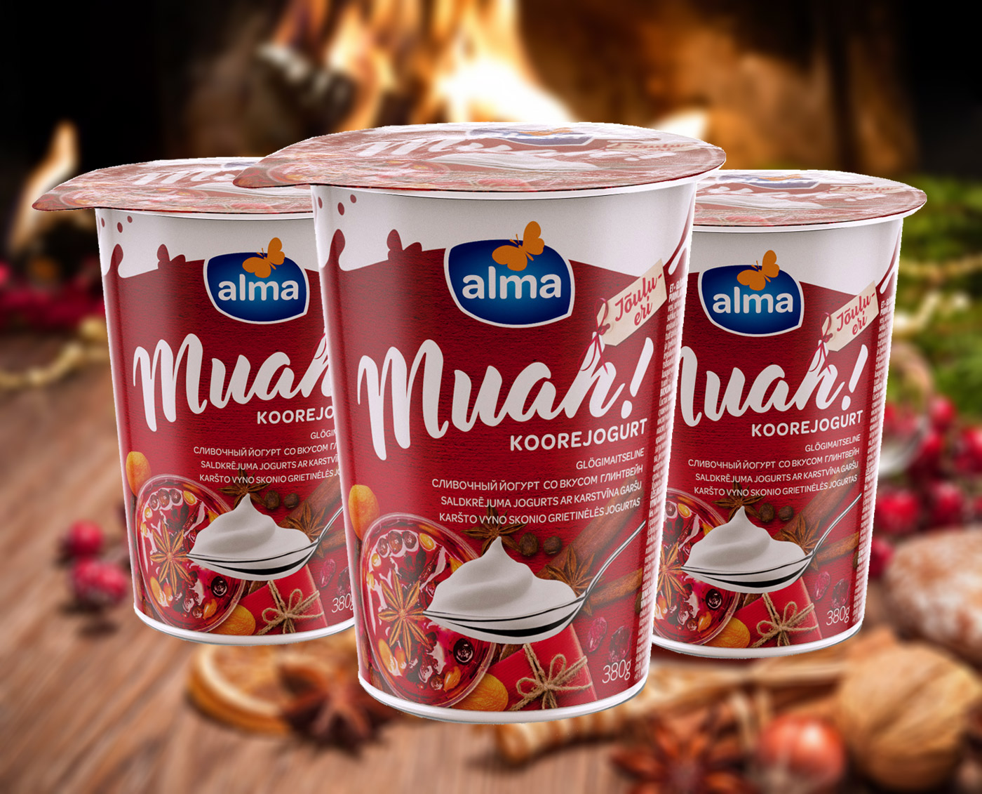 Новинка от Alma — новый йогурт со вкусом глёга