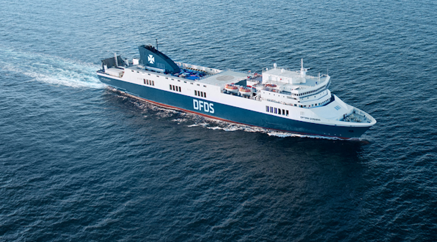 DFDS: Optima Seaways — новое судно на линии Палдиски-Капельшер