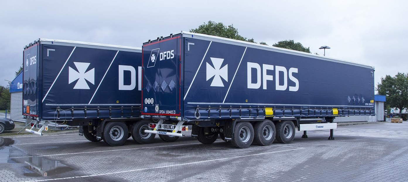 Новые прицепы и контейнеры для DFDS