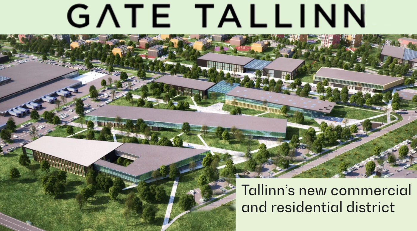 Gate Tallinn: В новом бизнес-парке продана половина участков