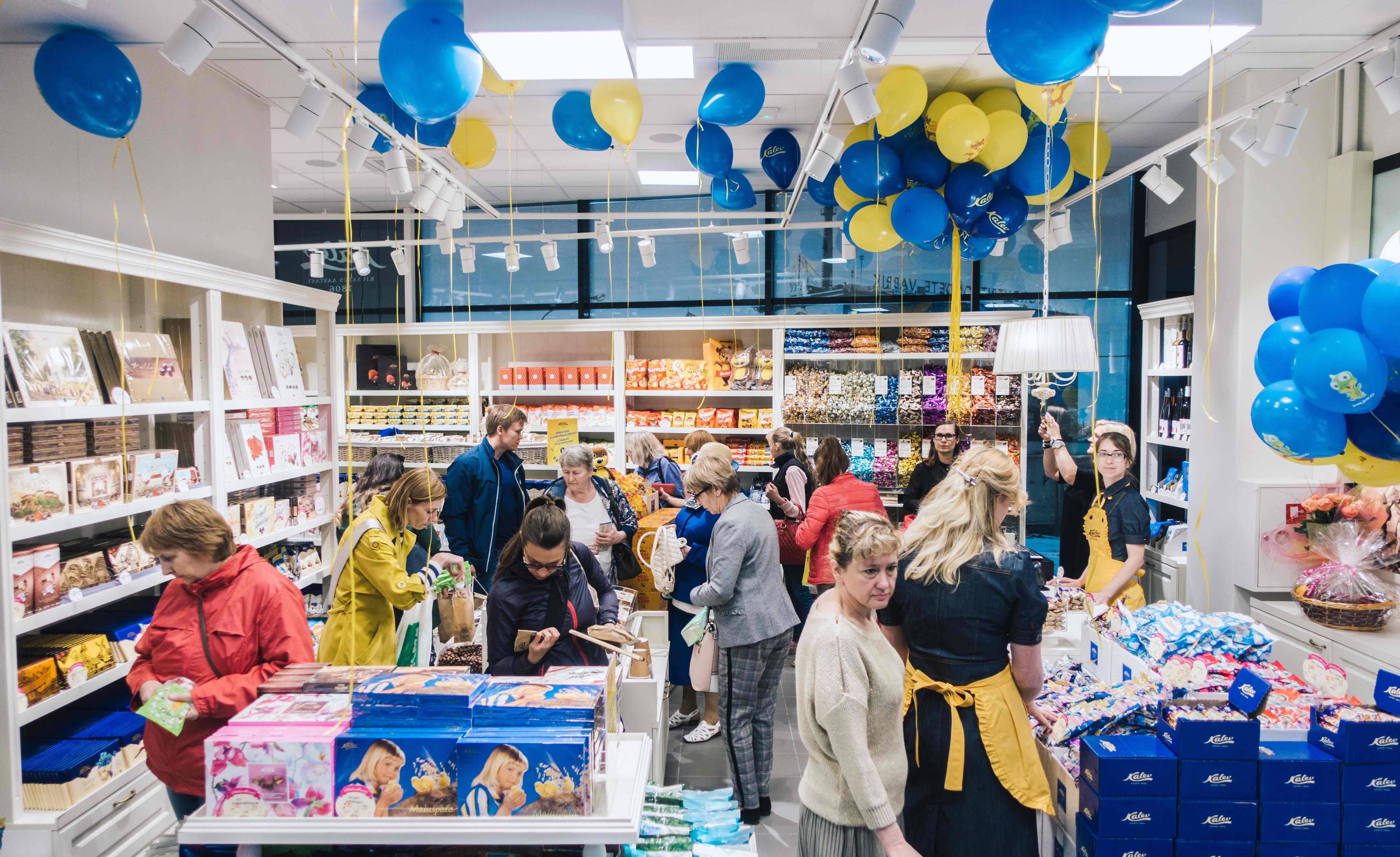Kalev: в Нарве открыт первый фирменный магазин