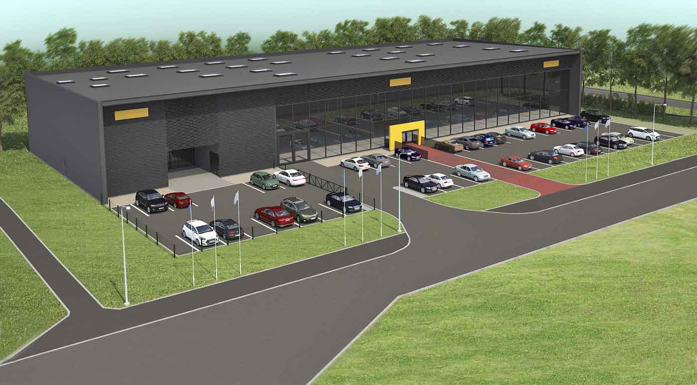 Mapri Ehitus построит новый центр Opel