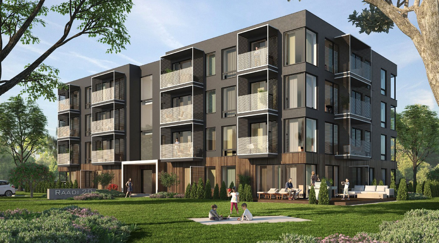 Mapri Ehitus и NOBE построят 256 новых квартир в Тарту