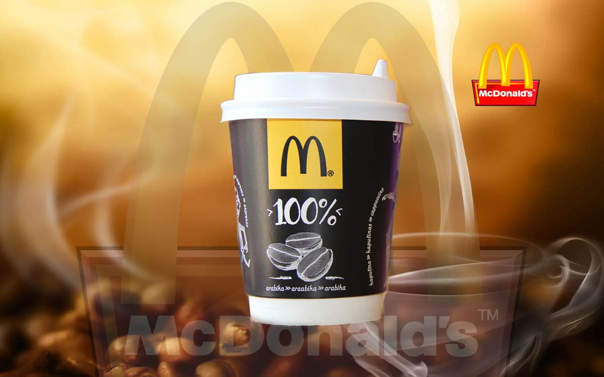 В McDonald’s  — бесплатный кофе!