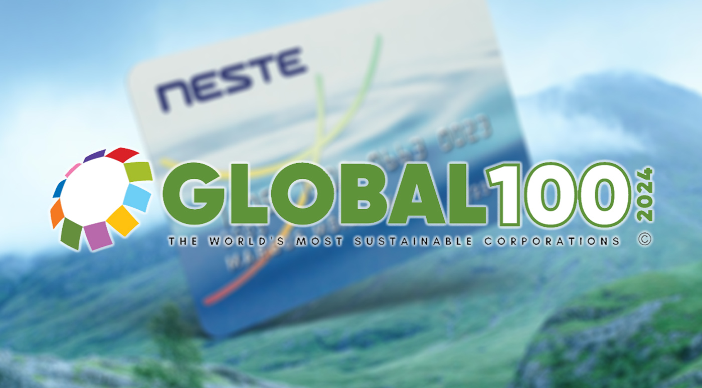 Neste: В числе 100 наиболее устойчивых компаний мира