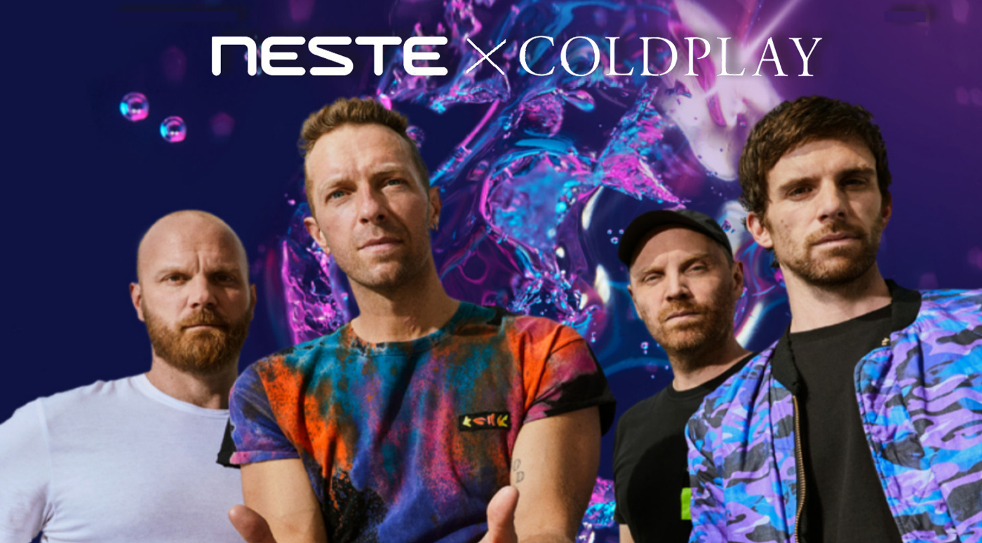 Neste и группа Coldplay: Меньше выбросов CO2