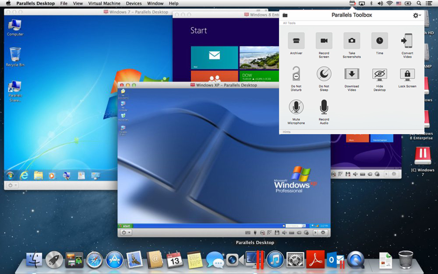 Parallels Desktop 12 для Mac: детали