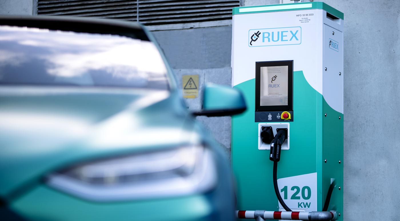 RUEX: быстрая зарядка для электромобилей на Olerex в Ласнамяэ