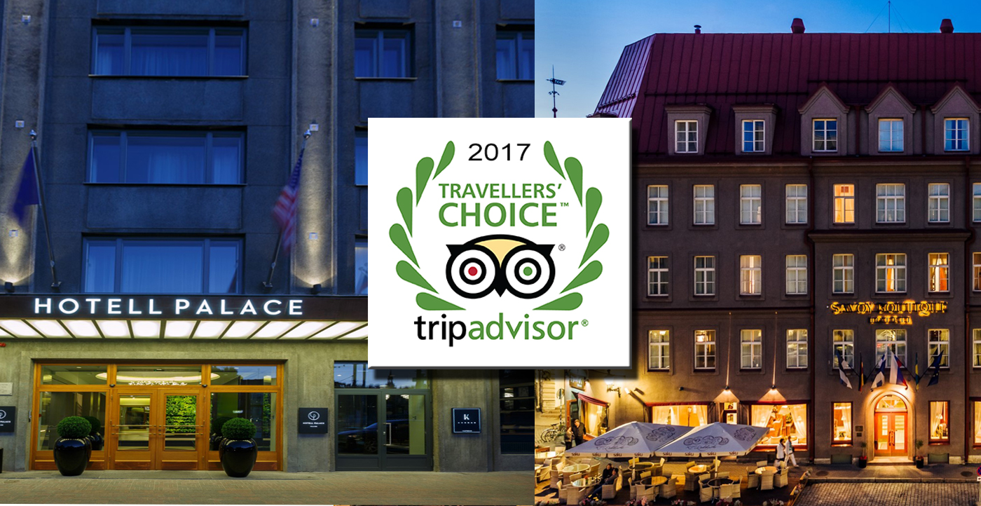 Лучшие награды от Tripadvisor снова у Tallinn Hotels