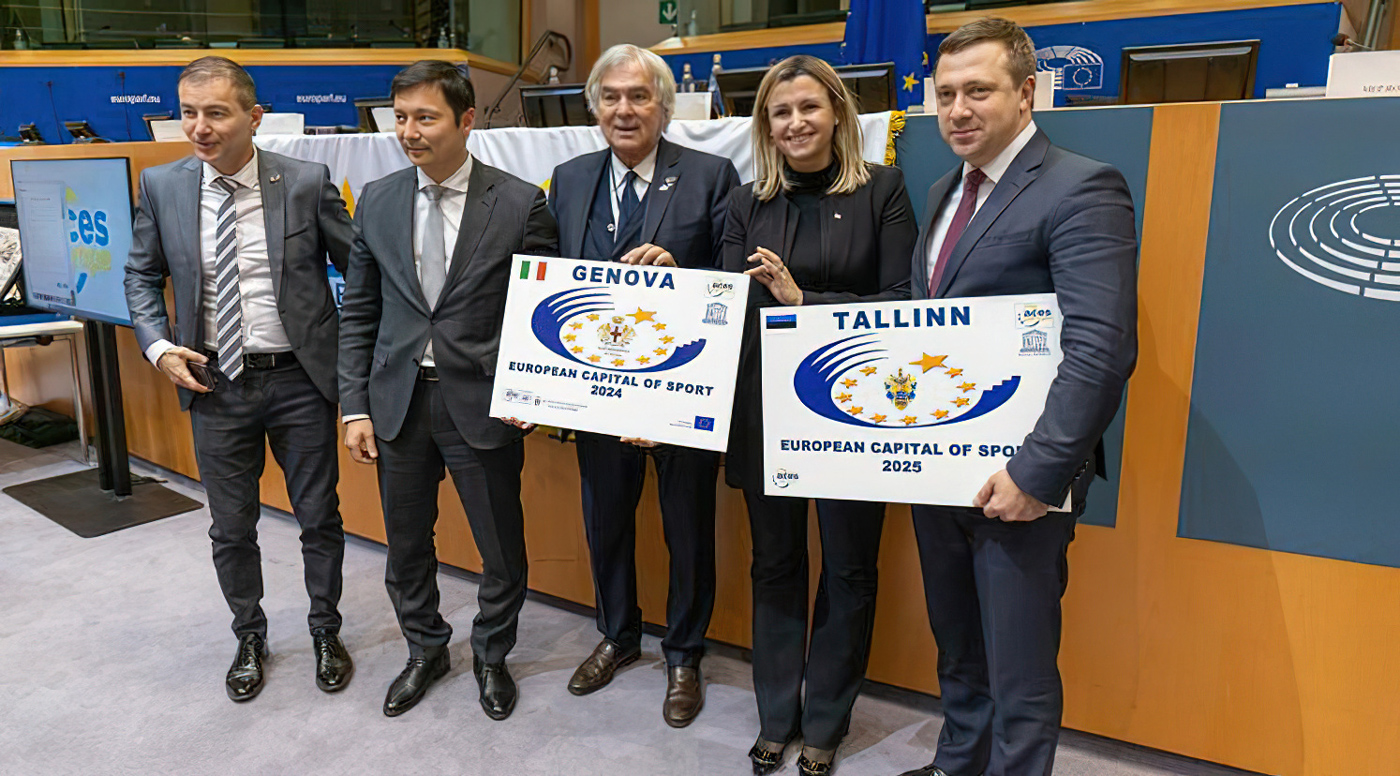 Таллинну передан титул Спортивной столицы Европы-2025