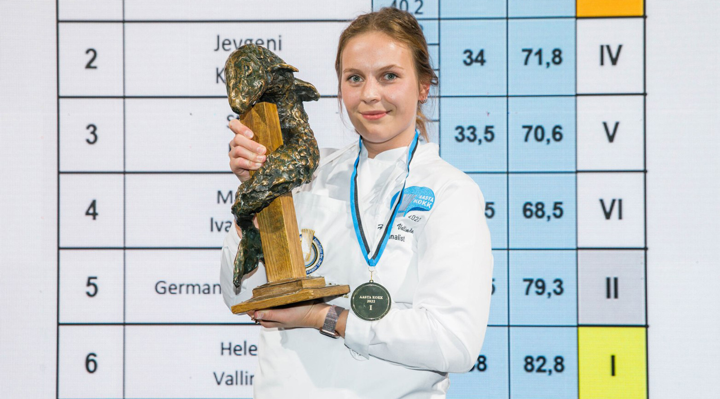 AASTA KOKK 2022: Хелена Валлимяэ получила титул «Шеф года 2022»