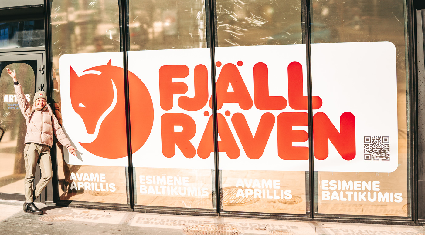 Fjällräven теперь в центре Таллинна