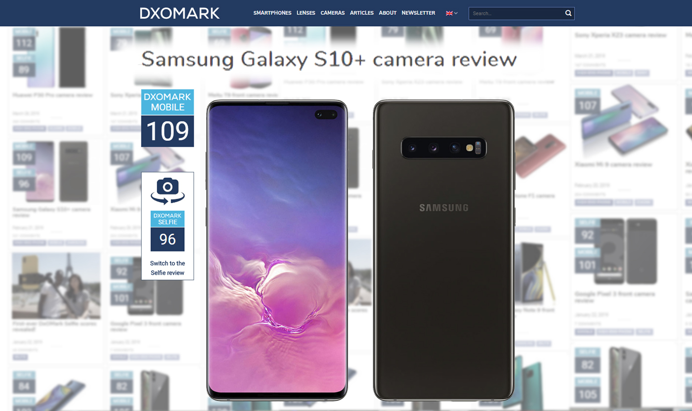 DxOMark назвал камеры Samsung Galaxy S10+ лучшими в мире