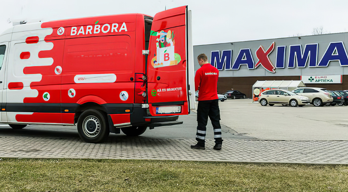 Barbora и Maxima: услуга бесконтактных покупок теперь доступна в 17 городах Эстонии