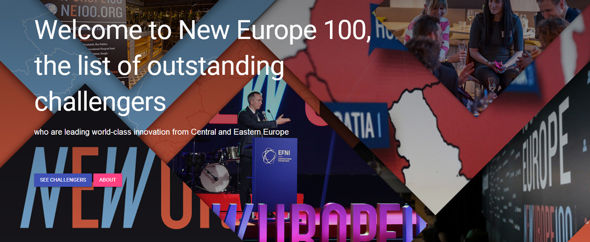 New Europe 100 — самые инновационные лидеры