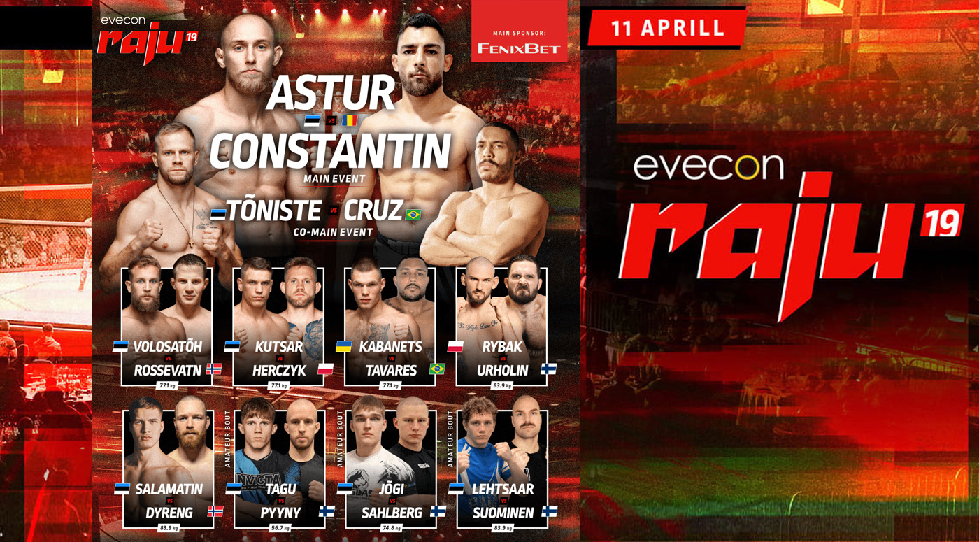 Зрелищный вечер ММА в Таллинне