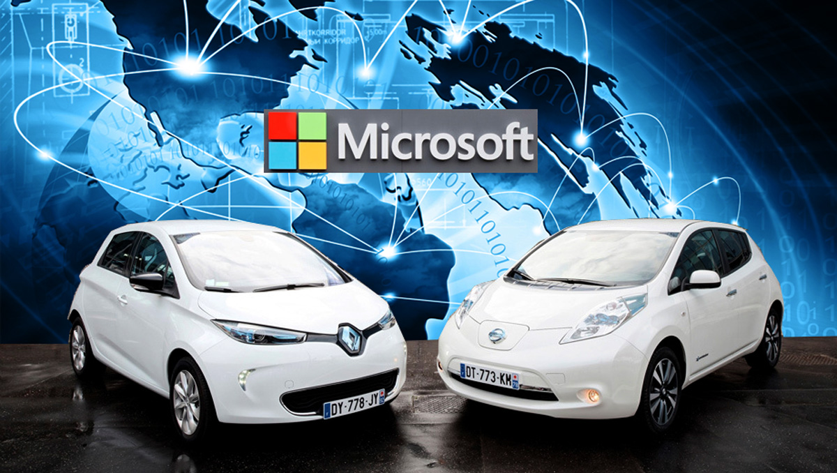 Microsoft и Renault-Nissan создадут мобильные технологии для авто